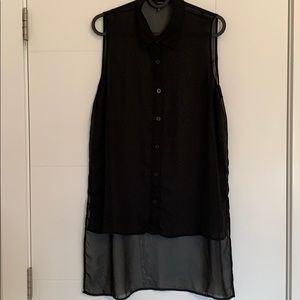 BOGO-Sleeveless high low shirt